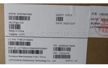 Lenovo 5CB1M47080 COVER Upper Case ASM_GER L 83EMAG NBL