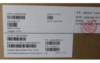 Lenovo 5CB1M47081 COVER Upper Case ASM_ARA L 83EMAG NBL