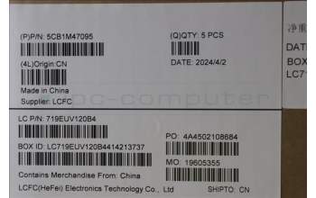 Lenovo 5CB1M47095 COVER UpperCaseASM_FRA/ARA L 83EMAG NBL