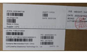 Lenovo 5CB1M47130 COVER Upper Case ASM_UKE L 83EMFB NBL