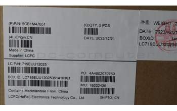 Lenovo 5CB1M47651 COVER Upper Case ASM_GER L 83ELNFPAGN
