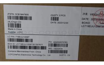 Lenovo 5CB1M47805 COVER Upper Case ASM_NORDIC L 83ELNFPABN