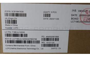 Lenovo 5CB1M47836 COVER Upper Case ASM_NORDIC L 83ELFPAG