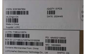 Lenovo 5CB1M47854 COVER Upper Case ASM_EURO ENG L83ELNFPAG