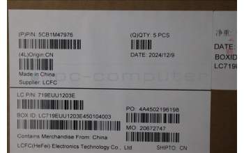 Lenovo 5CB1M47976 COVER Upper Case ASM_CZE/SLK L 83ELNFPAB