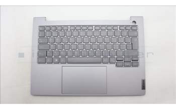 Lenovo 5CB1M48349 C-Cover with keyboard, Switzerland, Arctic Grey, Backlight, UK