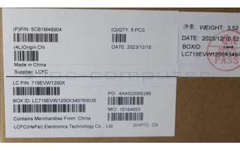 Lenovo 5CB1M48904 COVER Upper Case ASM_GRE L83FS BK TEX