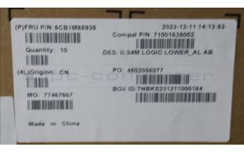 Lenovo 5CB1M85935 COVER Lower Case C 83DA AB