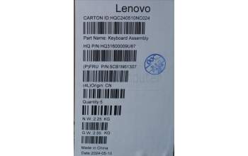 Lenovo 5CB1N61307 COVER Upper Case ASM_FRA H83DR LG STO GY