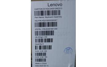 Lenovo 5CB1N61358 COVER Upper Case ASM_ITA H83DR CB STO GY