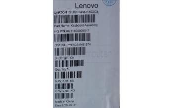 Lenovo 5CB1N61374 COVER Upper Case ASM_HBW H83DR CB STO GY