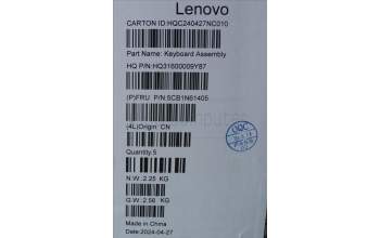 Lenovo 5CB1N61405 COVER Upper Case ASM_NORDIC H83DR CB GY