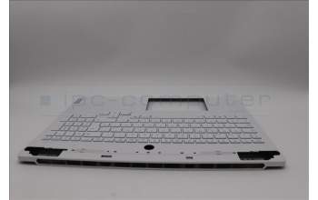 Lenovo 5CB1N62136 C-Cover with keyboard, Spanish, White, RGB Backlight, UK