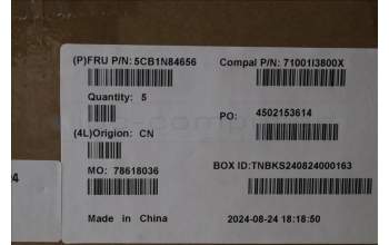 Lenovo 5CB1N84656 COVER Upper Case ASM ITA C 83DH LGBL