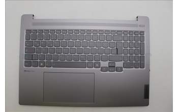 Lenovo 5CB1N95011 C-Cover with keyboard, German, Arctic Grey, UK