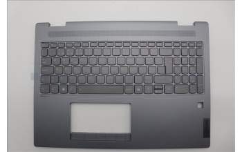 Lenovo 5CB1N95069 C-Cover with keyboard, Portuguese, Luna Grey, Fingerprint, UK