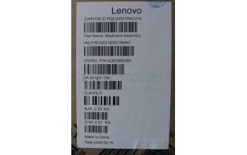 Lenovo 5CB1N95089 COVER Upper Case ASM CZE/SLK H83DS FP LG