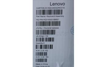Lenovo 5CB1N95093 COVER Upper Case ASM ENG H 83DS FP CB