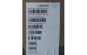 Lenovo 5CB1N95172 COVER UpperCaseASM POR H83DL NFP SG