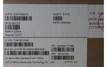 Lenovo 5CB1N95270 COVER Upper Case ASM_GRE L 83E6FP AG BL
