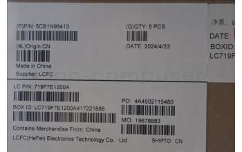 Lenovo 5CB1N95413 COVER Upper Case ASM_ENG L 83E6AG NBL