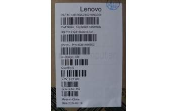 Lenovo 5CB1N96902 COVER UpperCaseASM CZE/SLK H83DK NFPARG