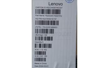Lenovo 5CB1N96903 C-Cover with keyboard,Bulgarian,Arctic Grey,Non_FingerPrint