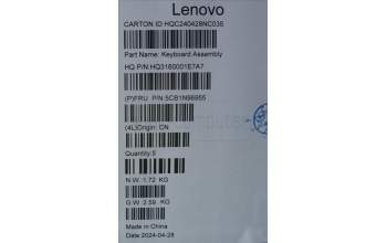 Lenovo 5CB1N96955 COVER UpperCaseASM UKR H83DK NFP ARG