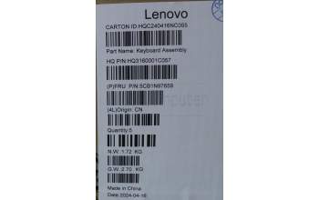 Lenovo 5CB1N97659 COVER UpperCaseASM EURO ENG H83DJ NFP SG