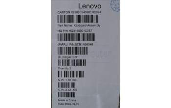 Lenovo 5CB1N98046 COVER UpperCaseASM UKR H83DJ NFP SG
