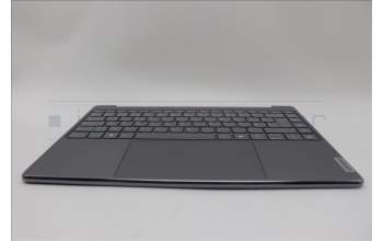 Lenovo 5CB1P00311 C-Cover with keyboard, Belgian, Luna Grey, UK