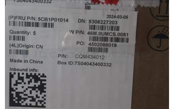 Lenovo 5CB1P01014 C-Cover with keyboard, Nordic, Arctic Grey, Backlight, UK