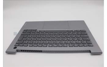 Lenovo 5CB1P27066 C-Cover with keyboard,Portuguese,Arctic Grey,Backlight