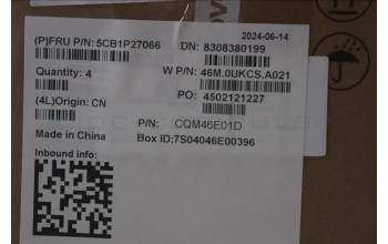 Lenovo 5CB1P27066 C-Cover with keyboard, Portuguese, Arctic Grey, Backlight, UK