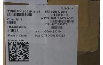 Lenovo 5CB1P31155 C-Cover with keyboard, Russian, Arctic Grey