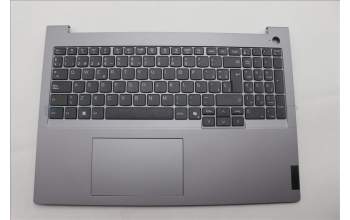 Lenovo 5CB1P31157 C-Cover with keyboard, Spanish, Arctic Grey, UK