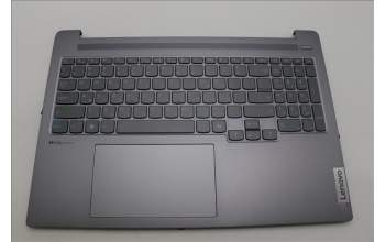 Lenovo 5CB1P31502 C-Cover with keyboard, Hebrew, Arctic Grey, US