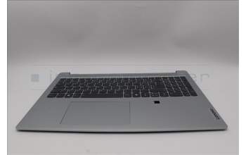 Lenovo 5CB1P33452 C-Cover with keyboard, Italian, Cloud Grey, Backlight, FingerPrint, UK