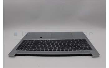 Lenovo 5CB1P33452 C-Cover with keyboard, Italian, Cloud Grey, Backlight, FingerPrint, UK