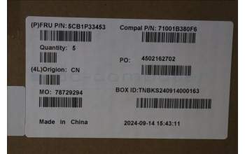 Lenovo 5CB1P33453 COVER UpperCase SPA C83DC FP CG BLAI AL