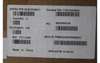 Lenovo 5CB1P49011 COVER UpperCase ITA C83DA NFP CG BLAI AL