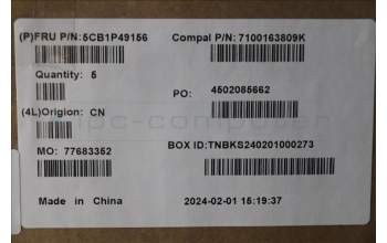 Lenovo 5CB1P49156 C-Cover with keyboard,Hungarian,Cloud Grey,Backlight,Non_Fingerprint