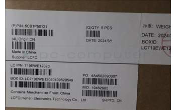 Lenovo 5CB1P50121 COVER Upper Case ASM_ENG L83DF GY RGB