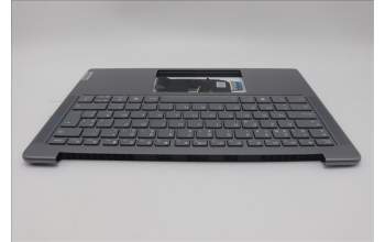 Lenovo 5CB1P50149 C-Cover with keyboard, Belgian, Luna Grey, Non-FingerPrint, UK