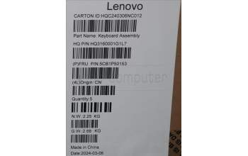 Lenovo 5CB1P50153 COVER Upper Case ASM ENG H 83CV NFP LG