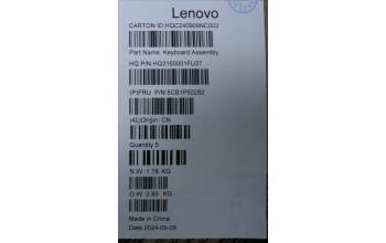 Lenovo 5CB1P50282 COVER Upper Case ASM TC H83E2 LG PST