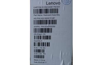 Lenovo 5CB1P50290 COVER Upper Case ASM UKR H83E2 LG PST