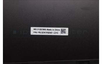 Lenovo 5CB1P50381 COVER FRU COVER ME633_D_COVER_AL_w/SCW