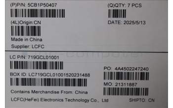 Lenovo 5CB1P50407 COVER FRU MT042_D_COVER_WLAN_GR_ASSY