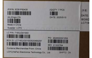 Lenovo 5CB1P50435 COVER FRU COVER MT040_C_COVER_WL_GY_ASSY